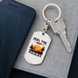 Feel The Real Wildlife Hunter'S Keychain Gift Stainless Steel or 18k Gold Dog Tag Keyring-Express Your Love Gifts