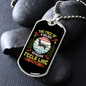 Feels Like Home Siberian Necklace Stainless Steel or 18k Gold Dog Tag 24" Chain-Express Your Love Gifts