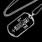 Fell In Love With Christ Necklace Stainless Steel or 18k Gold Dog Tag 24" Chain-Express Your Love Gifts