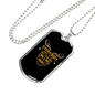 Few Are Willing To Hunt Necklace Stainless Steel or 18k Gold Dog Tag 24" Chain-Express Your Love Gifts
