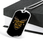 Few Are Willing To Hunt Necklace Stainless Steel or 18k Gold Dog Tag 24" Chain-Express Your Love Gifts