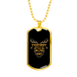Few Are Willing To Hunt Necklace Stainless Steel or 18k Gold Dog Tag 24" Chain-Express Your Love Gifts