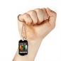 Few Men Become Firefighter Gift Stainless Steel or 18k Gold Dog Tag 24" Chain-Express Your Love Gifts