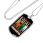 Few Men Become Firefighter Gift Stainless Steel or 18k Gold Dog Tag 24" Chain-Express Your Love Gifts