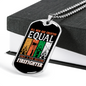 Few Men Become Firefighter Gift Stainless Steel or 18k Gold Dog Tag 24" Chain-Express Your Love Gifts