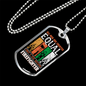 Few Men Become Firefighter Gift Stainless Steel or 18k Gold Dog Tag 24" Chain-Express Your Love Gifts
