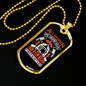 Few Women Become Firefighter Gift Stainless Steel or 18k Gold Dog Tag 24" Chain-Express Your Love Gifts