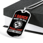 Fight What You Fear Firefighter Gift Stainless Steel or 18k Gold Dog Tag 24" Chain-Express Your Love Gifts