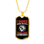 Fight What You Fear Firefighter Gift Stainless Steel or 18k Gold Dog Tag 24" Chain-Express Your Love Gifts