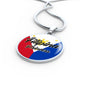 Filipina Princess Circle Necklace Stainless Steel or 18k Gold 18-22"-Express Your Love Gifts