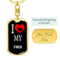 Finch Bird Lover Keyring Keychain Stainless Steel or 18k Gold-Express Your Love Gifts