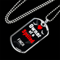 Finch Bird Necklace Stainless Steel or 18k Gold Dog Tag 24" Chain-Express Your Love Gifts