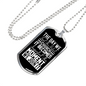 Find Perfect Church Necklace Stainless Steel or 18k Gold Dog Tag 24" Chain-Express Your Love Gifts