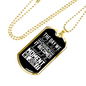 Find Perfect Church Necklace Stainless Steel or 18k Gold Dog Tag 24" Chain-Express Your Love Gifts