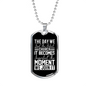 Find Perfect Church Necklace Stainless Steel or 18k Gold Dog Tag 24" Chain-Express Your Love Gifts
