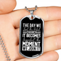 Find Perfect Church Necklace Stainless Steel or 18k Gold Dog Tag 24" Chain-Express Your Love Gifts