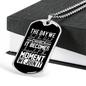 Find Perfect Church Necklace Stainless Steel or 18k Gold Dog Tag 24" Chain-Express Your Love Gifts