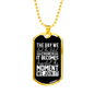 Find Perfect Church Necklace Stainless Steel or 18k Gold Dog Tag 24" Chain-Express Your Love Gifts
