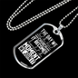 Find Perfect Church Necklace Stainless Steel or 18k Gold Dog Tag 24" Chain-Express Your Love Gifts