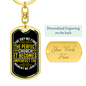 Find The Perfect Church Keychain Stainless Steel or 18k Gold Dog Tag Keyring-Express Your Love Gifts