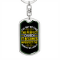 Find The Perfect Church Keychain Stainless Steel or 18k Gold Dog Tag Keyring-Express Your Love Gifts