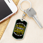 Find The Perfect Church Keychain Stainless Steel or 18k Gold Dog Tag Keyring-Express Your Love Gifts