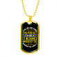 Find The Perfect Church Necklace Stainless Steel or 18k Gold Dog Tag 24" Chain-Express Your Love Gifts