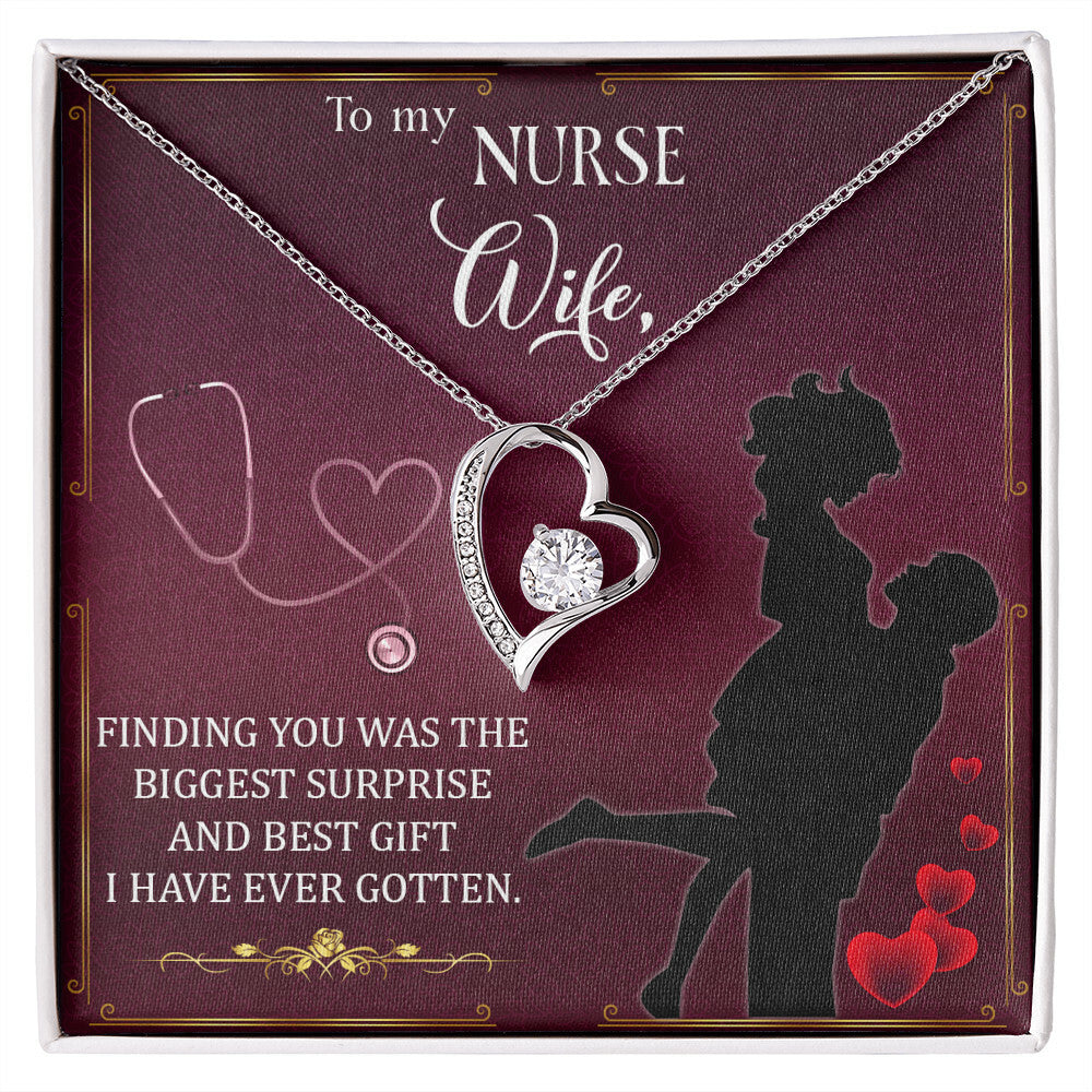 Finding You Healthcare Medical Worker Nurse Appreciation Gift Forever Necklace w Message Card-Express Your Love Gifts