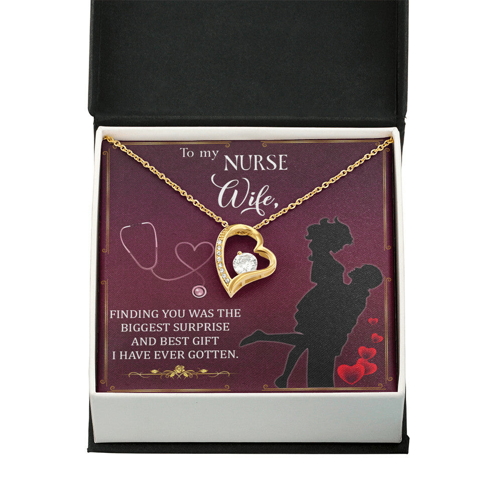 Finding You Healthcare Medical Worker Nurse Appreciation Gift Forever Necklace w Message Card-Express Your Love Gifts