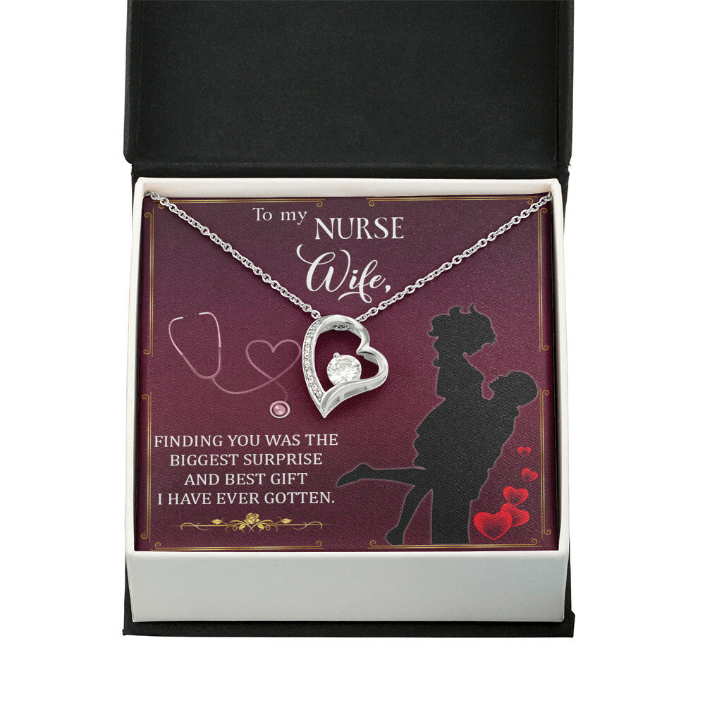 Finding You Healthcare Medical Worker Nurse Appreciation Gift Forever Necklace w Message Card-Express Your Love Gifts