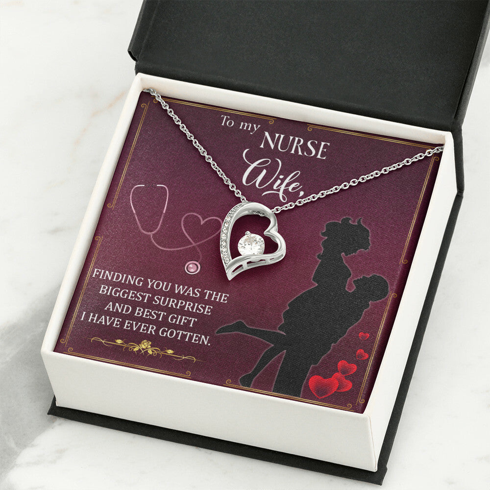 Finding You Healthcare Medical Worker Nurse Appreciation Gift Forever Necklace w Message Card-Express Your Love Gifts