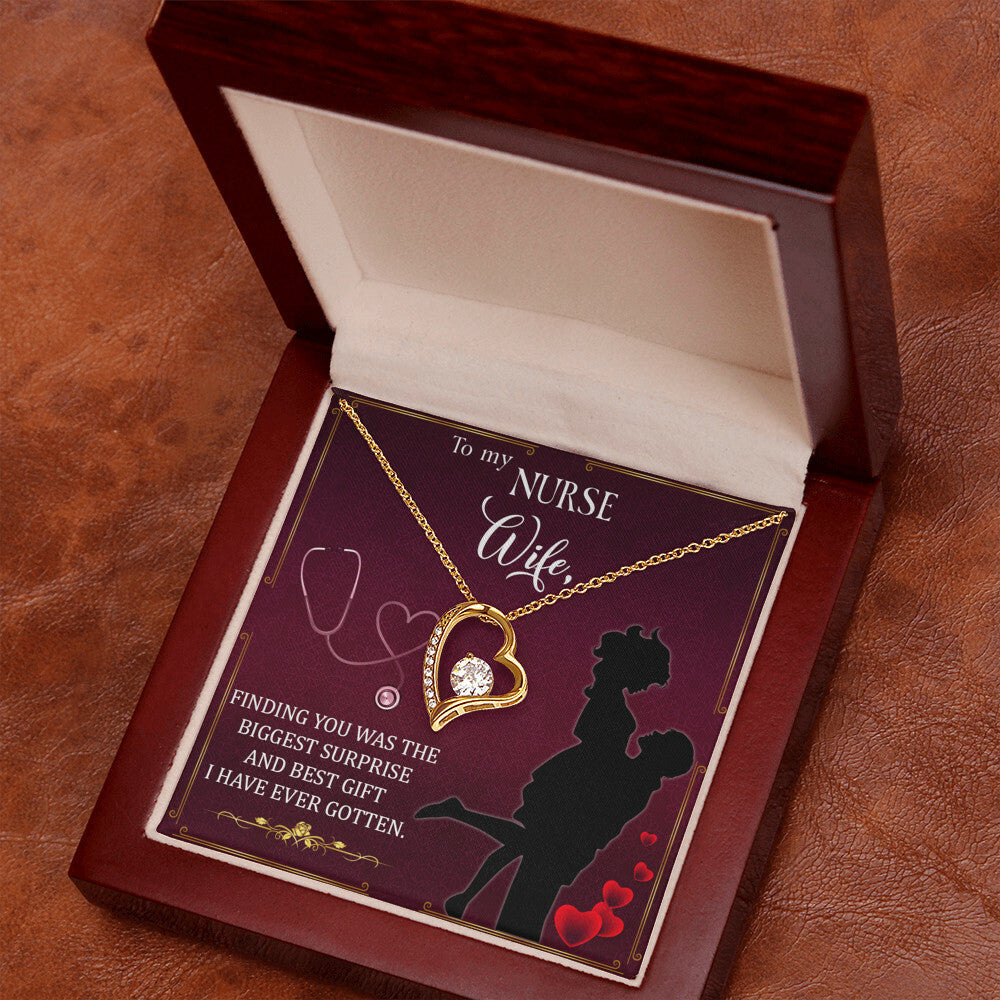 Finding You Healthcare Medical Worker Nurse Appreciation Gift Forever Necklace w Message Card-Express Your Love Gifts