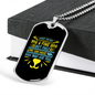Fine Dog Necklace Stainless Steel or 18k Gold Dog Tag 24" Chain-Express Your Love Gifts