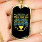 Fine Dog Necklace Stainless Steel or 18k Gold Dog Tag 24" Chain-Express Your Love Gifts