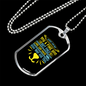 Fine Dog Necklace Stainless Steel or 18k Gold Dog Tag 24" Chain-Express Your Love Gifts