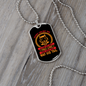 Fine Dog Red Necklace Stainless Steel or 18k Gold Dog Tag 24" Chain-Express Your Love Gifts