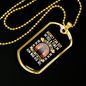 Fine Dog Wag His Tail Necklace Stainless Steel or 18k Gold Dog Tag 24" Chain-Express Your Love Gifts