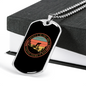 Finest Mode Of Transportation Cycling Necklace Stainless Steel or 18k Gold Dog Tag 24"-Express Your Love Gifts
