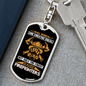 Finest Moms Raise Firefighters Keychain Stainless Steel or 18k Gold Dog Tag Keyring-Express Your Love Gifts