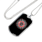 Fire Department Firefighter Gift Stainless Steel or 18k Gold Dog Tag 24" Chain-Express Your Love Gifts