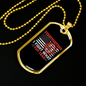Fire Department Firefighters Necklace Stainless Steel or 18k Gold Dog Tag 24" Chain-Express Your Love Gifts