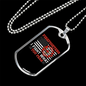 Fire Department Firefighters Necklace Stainless Steel or 18k Gold Dog Tag 24" Chain-Express Your Love Gifts