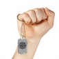 Fire Department Logo Firefighter Gift Stainless Steel or 18k Gold Dog Tag 24" Chain-Express Your Love Gifts