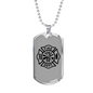 Fire Department Logo Firefighter Gift Stainless Steel or 18k Gold Dog Tag 24" Chain-Express Your Love Gifts