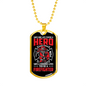 Firefighter And A Hero Necklace Stainless Steel or 18k Gold Dog Tag 24" Chain-Express Your Love Gifts