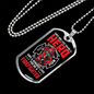 Firefighter And A Hero Necklace Stainless Steel or 18k Gold Dog Tag 24" Chain-Express Your Love Gifts