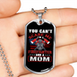 Firefighter And A Mom Necklace Stainless Steel or 18k Gold Dog Tag 24" Chain-Express Your Love Gifts