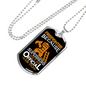 Firefighter And A Superhero Necklace Stainless Steel or 18k Gold Dog Tag 24" Chain-Express Your Love Gifts