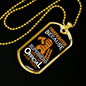 Firefighter And A Superhero Necklace Stainless Steel or 18k Gold Dog Tag 24" Chain-Express Your Love Gifts