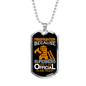 Firefighter And A Superhero Necklace Stainless Steel or 18k Gold Dog Tag 24" Chain-Express Your Love Gifts